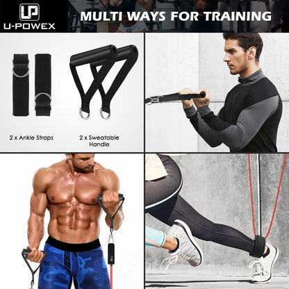Tube Fitness Resistance Bands Set 11pcs
